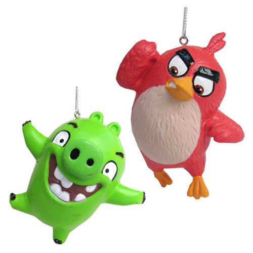 Angry Birds Figural Ornament Set
